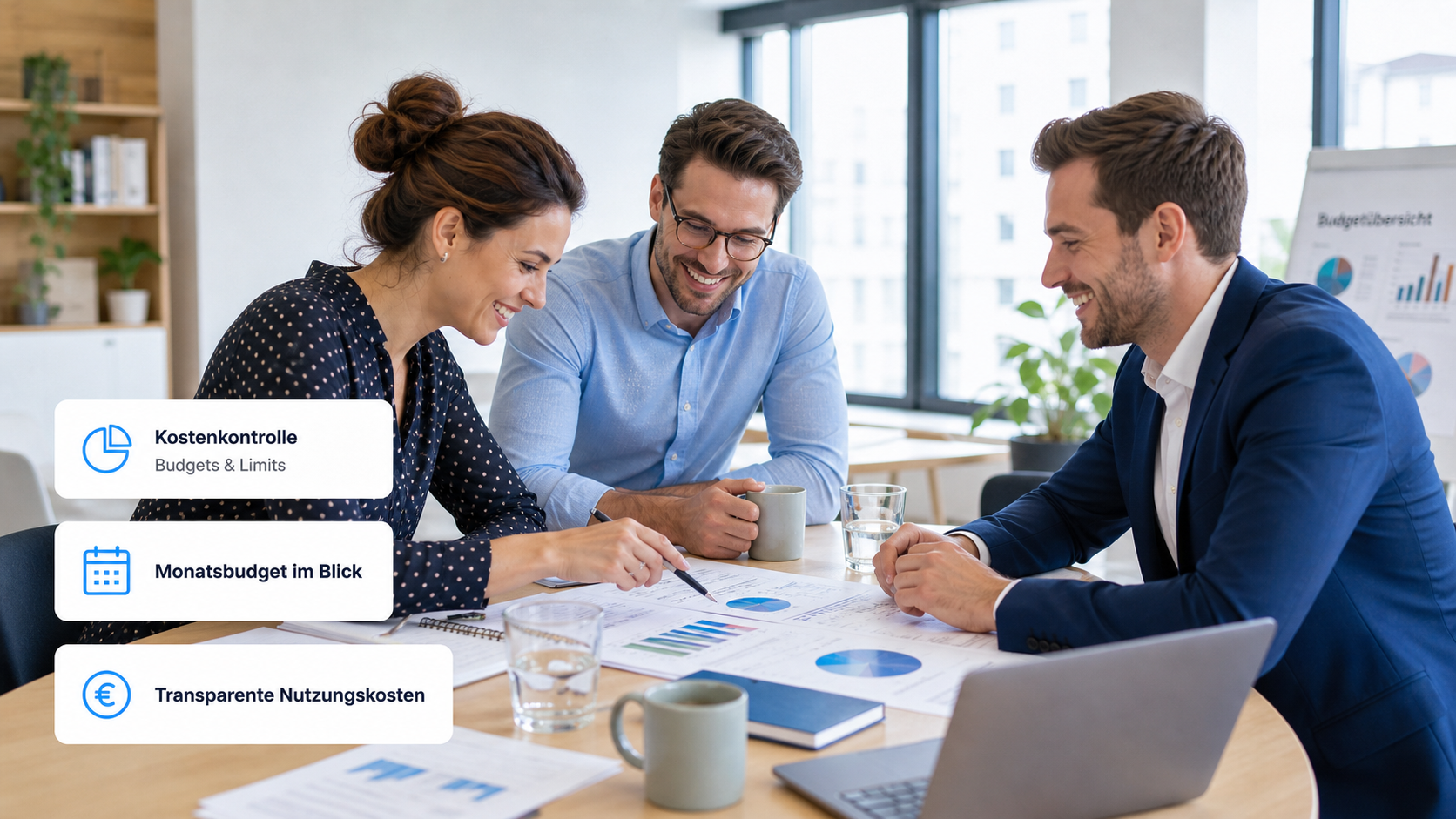 Cost-Control Dashboard mit Tagesbudget-Anzeige